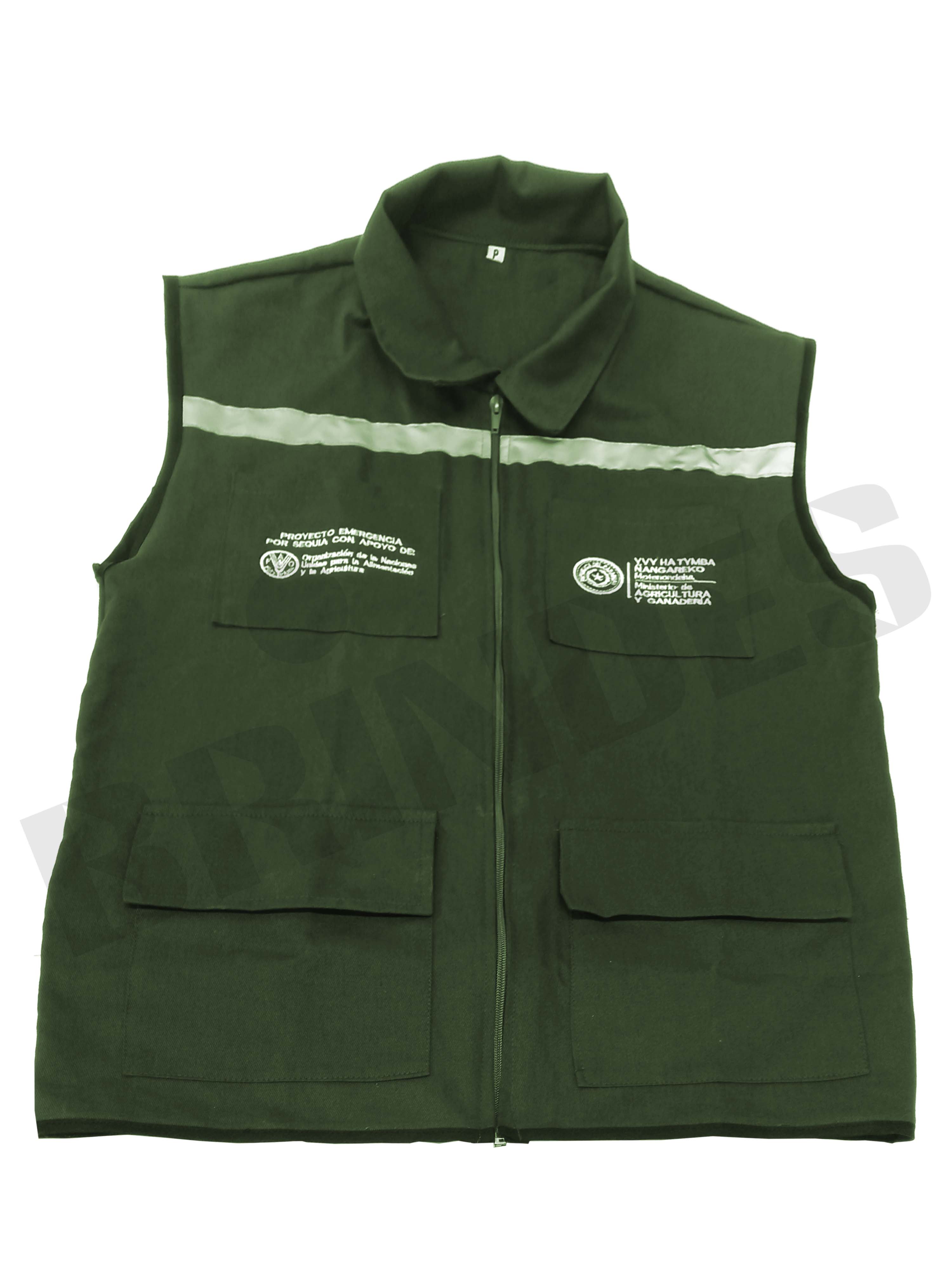 Chaleco bordado Proyecto Emergencia Por Sequía